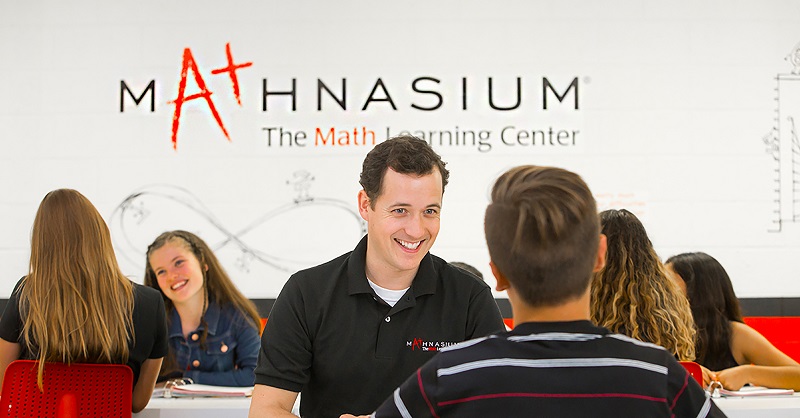 Mathnasium Tutor with student